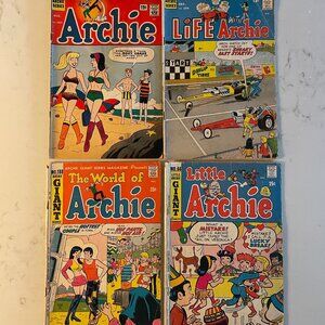 4 Archie comic books